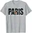 letter printed t-shirt grey